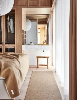 Pappelina Mono rug, 85 x 160 cm, ochre