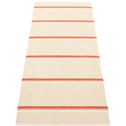 Pappelina Olle rug 70 x 180 cm, brick - cream