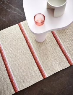 Pappelina Olle rug 70 x 180 cm, brick - cream