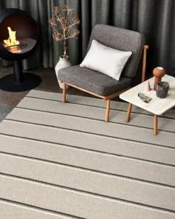 Pappelina Olle rug 70 x 240 cm, grey - linen