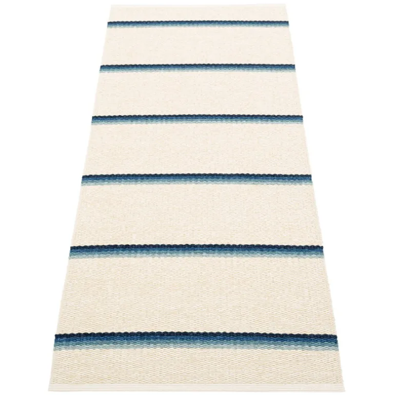 Pappelina Olle rug 70 x 180 cm, blue - vanilla