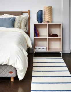 Pappelina Olle rug 70 x 180 cm, blue - vanilla