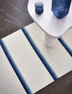 Pappelina Olle rug 70 x 180 cm, blue - vanilla
