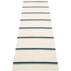 Pappelina Olle rug 70 x 240 cm, blue - vanilla