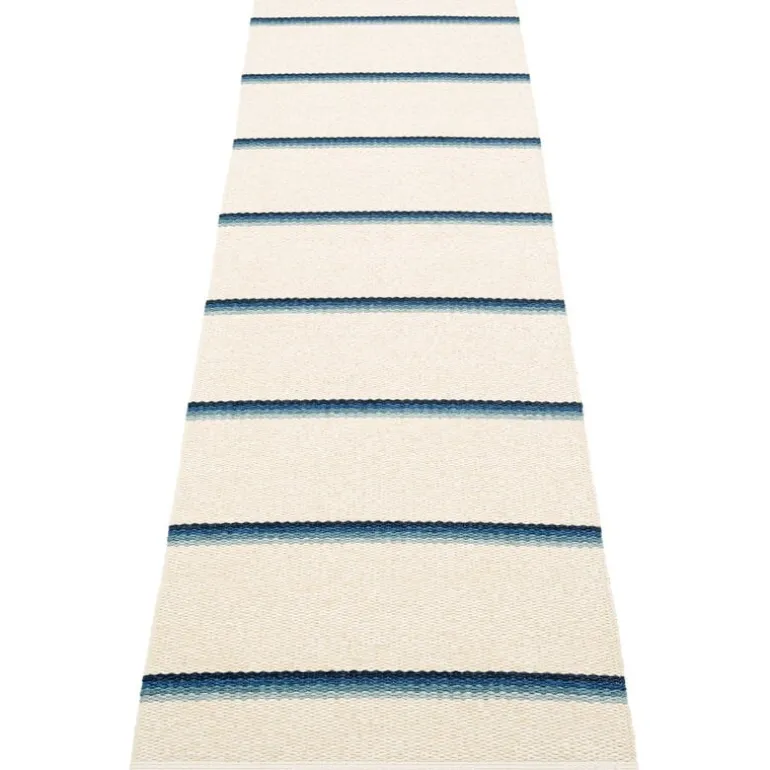 Pappelina Olle rug 70 x 240 cm, blue - vanilla