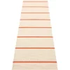 Pappelina Olle rug 70 x 240 cm, brick - cream
