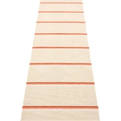 Pappelina Olle rug 70 x 240 cm, brick - cream