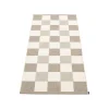 Pappelina Pix rug, 70 x 160 cm, dark linen - vanilla - linen