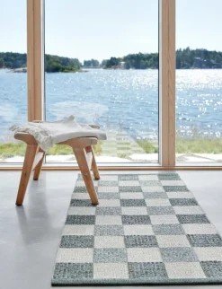 Pappelina Pix rug, 70 x 160 cm, army - vanilla - sage