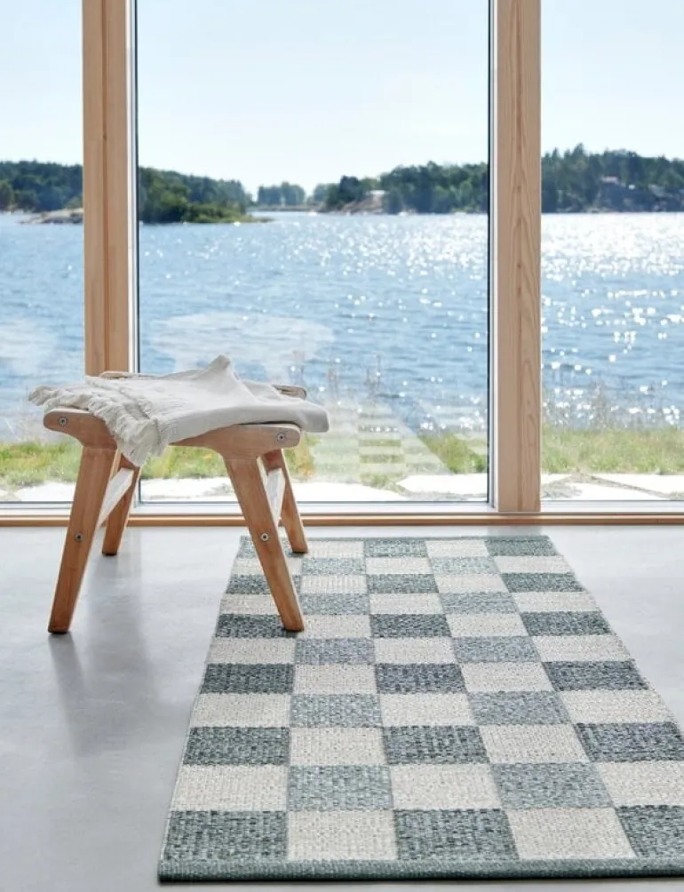 Pappelina Pix rug, 70 x 240 cm, army - vanilla - sage