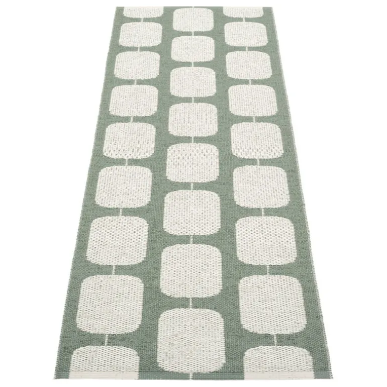 Pappelina Sten rug, 70 x 200 cm, army green - grey