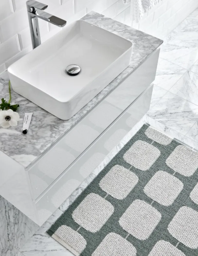 Pappelina Sten rug, 70 x 200 cm, army green - grey