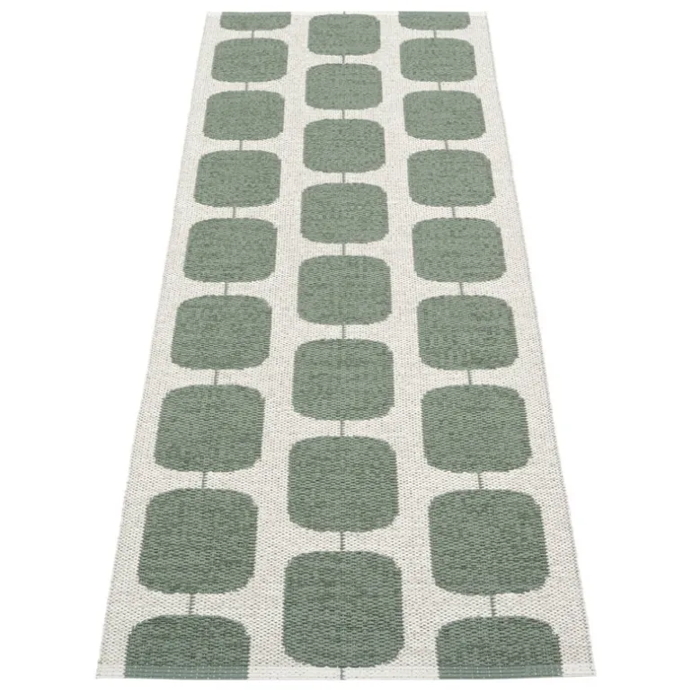 Pappelina Sten rug, 70 x 200 cm, army green - grey