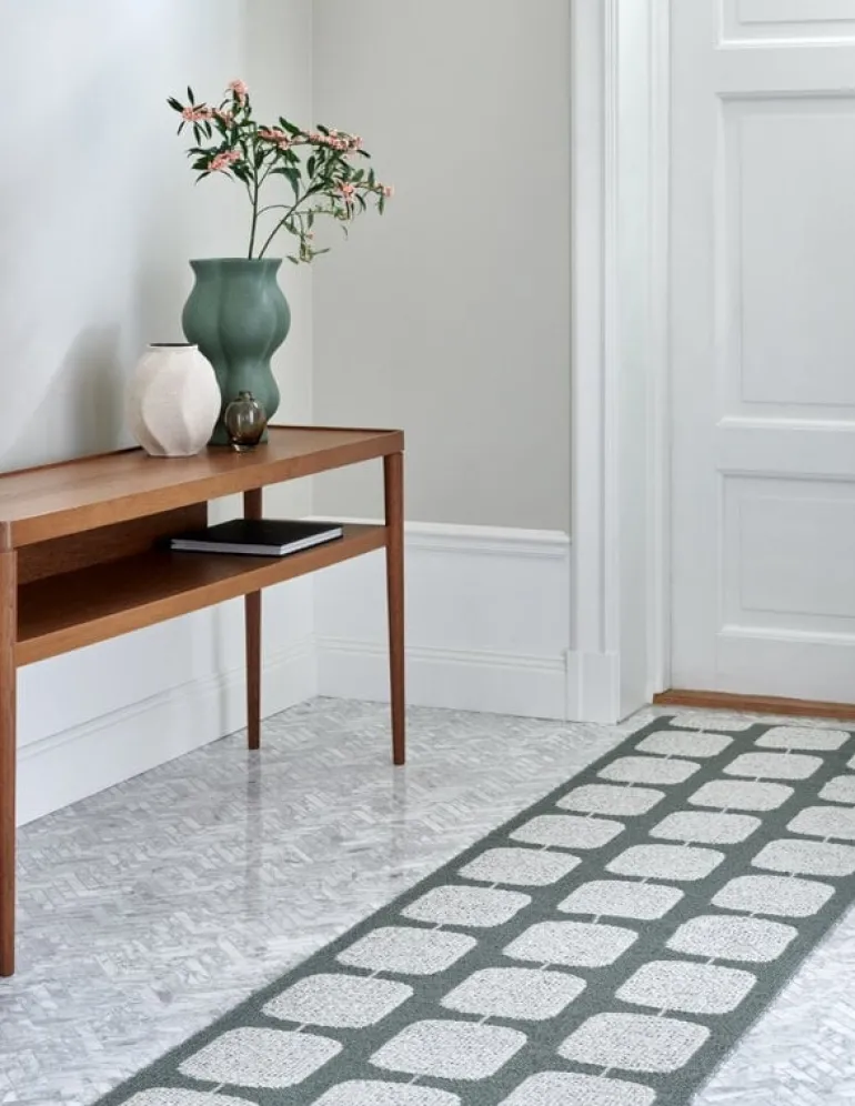 Pappelina Sten rug, 70 x 100 cm, army green - light grey