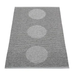 Pappelina Vera 2.0 rug, 70 x 120 cm, grey - granit metallic