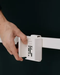 Pedestal Apple TV mount, pearl