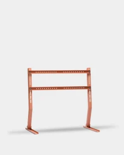 Pedestal Bendy Low TV stand, dusty rose