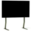 Pedestal Bendy Tall TV stand, mossy green