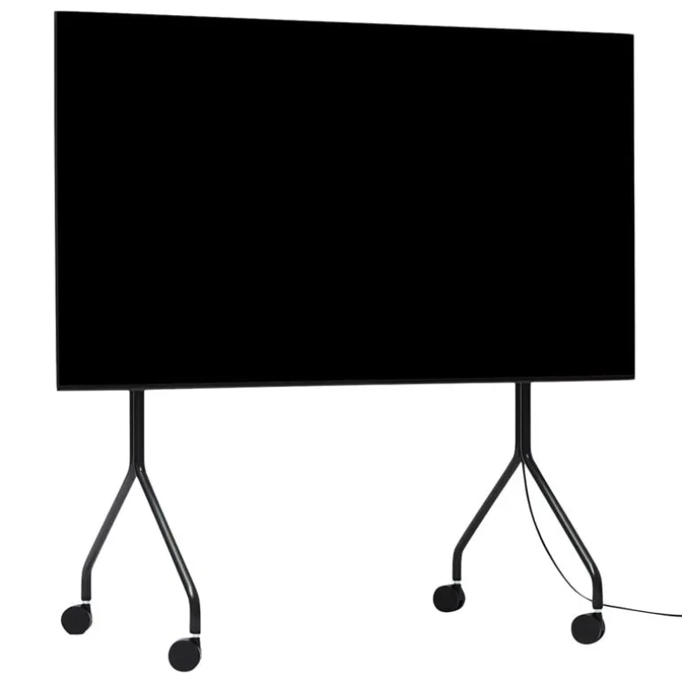 Pedestal Moon Rollin' TV stand, charcoal