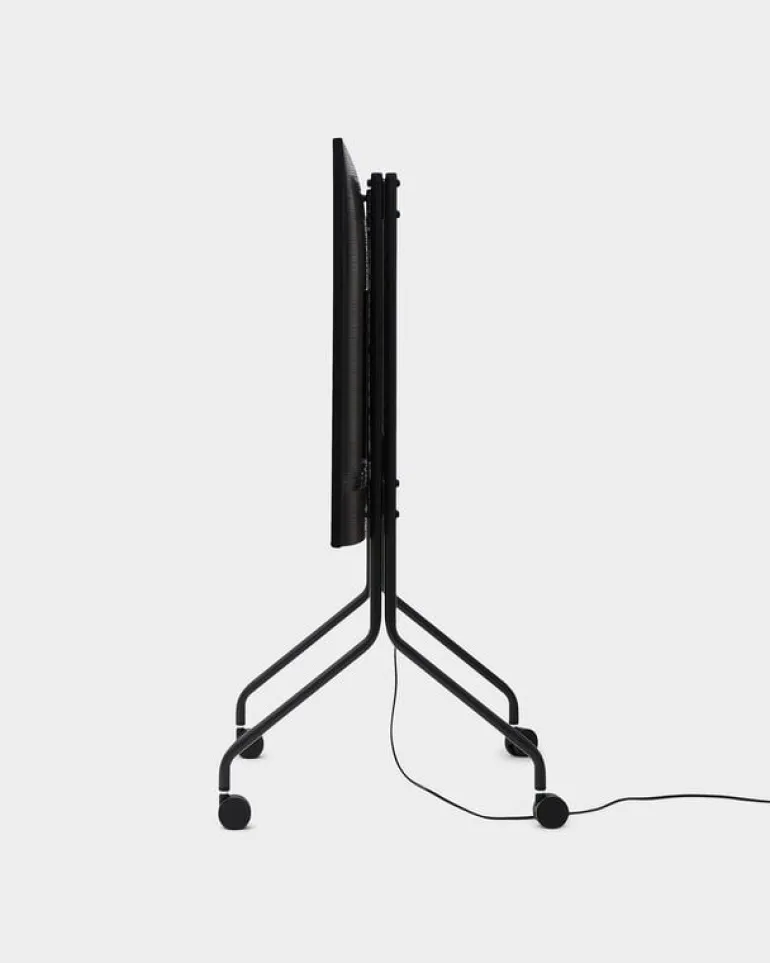 Pedestal Moon Rollin' TV stand, charcoal