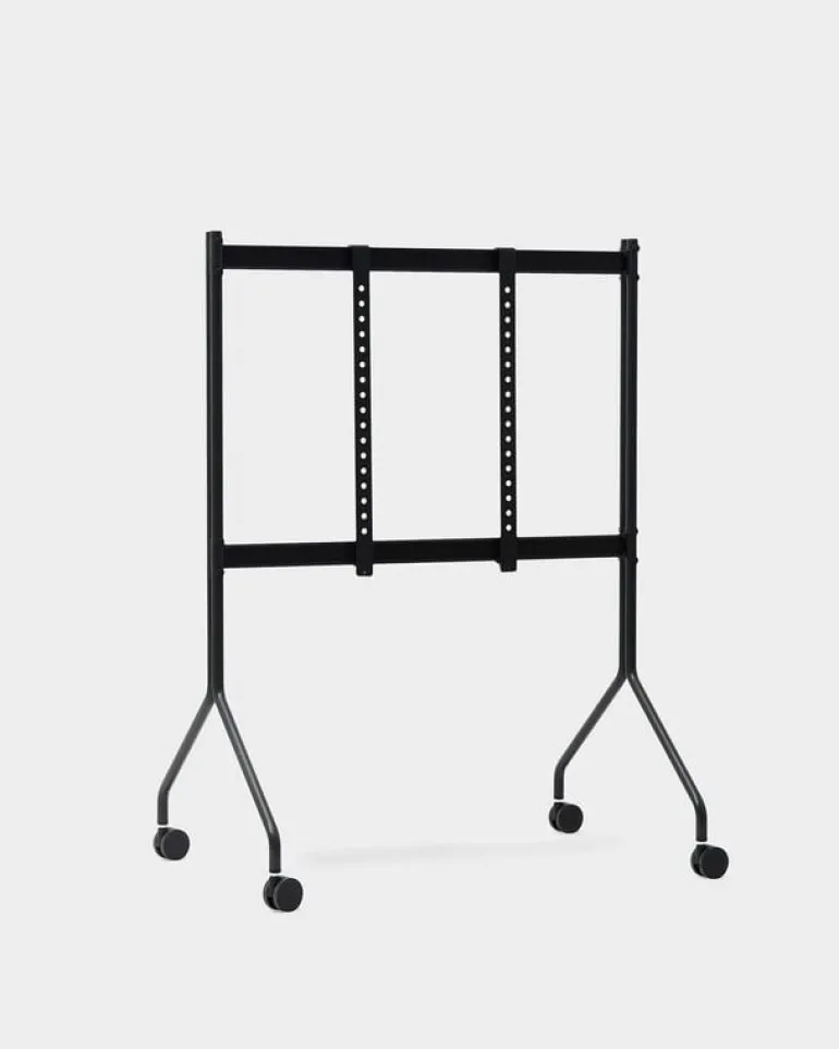 Pedestal Moon Rollin' TV stand, charcoal