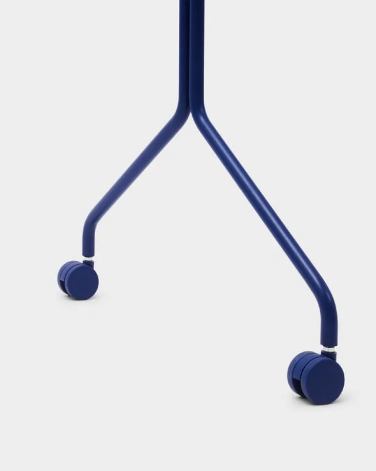 Pedestal Moon Rollin' TV stand, ultra marine