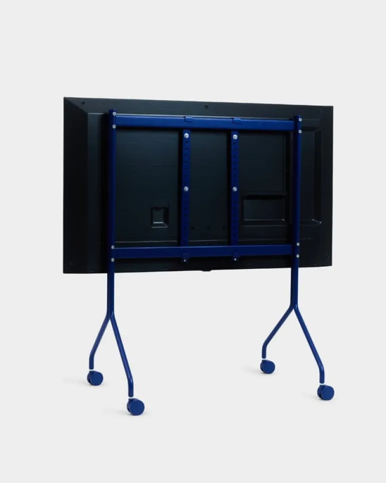 Pedestal Moon Rollin' TV stand, ultra marine