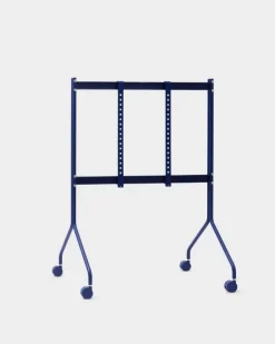 Pedestal Moon Rollin' TV stand, ultra marine