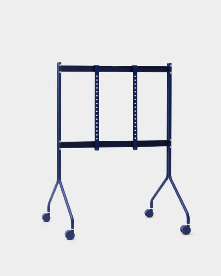 Pedestal Moon Rollin' TV stand, ultra marine