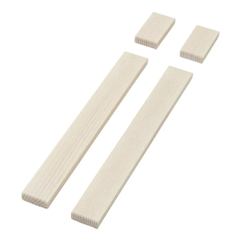 Pedestal Plate Inlay for Bendy, 2 pcs, light oak