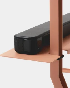 Pedestal Plate shelf, dusty rose