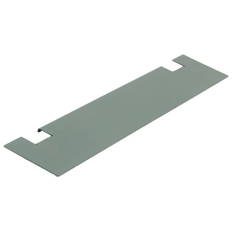 Pedestal Plate shelf, mossy green