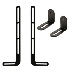 Pedestal Soundbar bracket and angle bracket, 2 pcs, charcoal