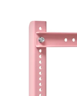 Pedestal Straight Rollin' TV stand, bubble gum