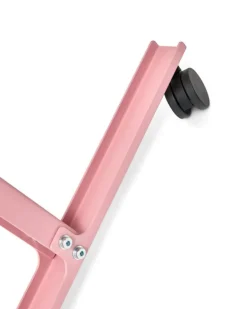 Pedestal Straight Rollin' TV stand, bubble gum