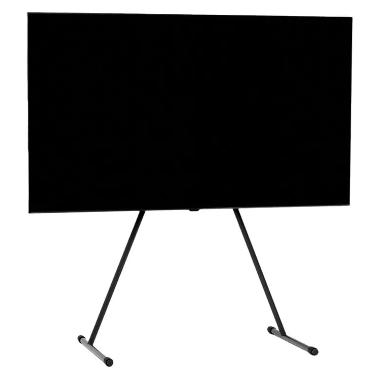 Pedestal Viva TV stand, charcoal