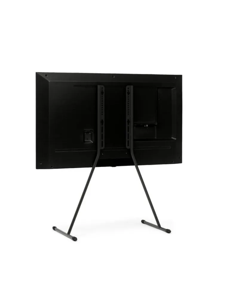 Pedestal Viva TV stand, charcoal