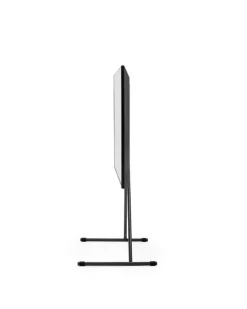 Pedestal Viva TV stand, charcoal