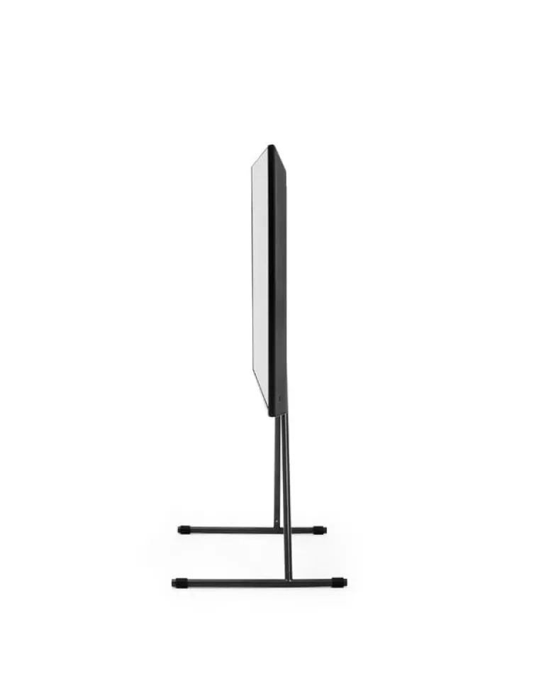 Pedestal Viva TV stand, charcoal