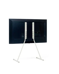 Pedestal Viva TV stand, pearl