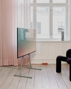 Pedestal Viva TV stand, ultra marine