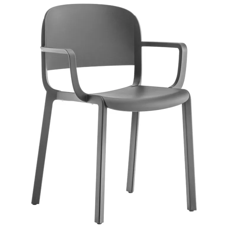 Pedrali Dome 265 armchair, anthracite