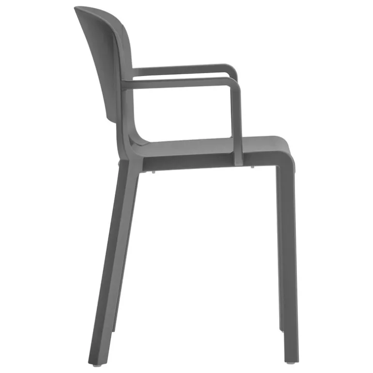 Pedrali Dome 265 armchair, anthracite