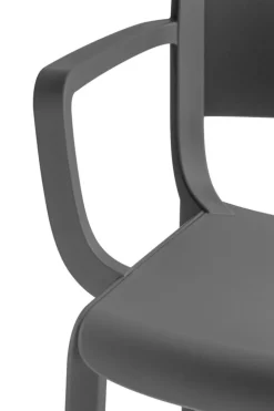 Pedrali Dome 265 armchair, anthracite