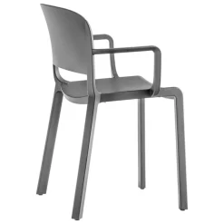 Pedrali Dome 265 armchair, anthracite