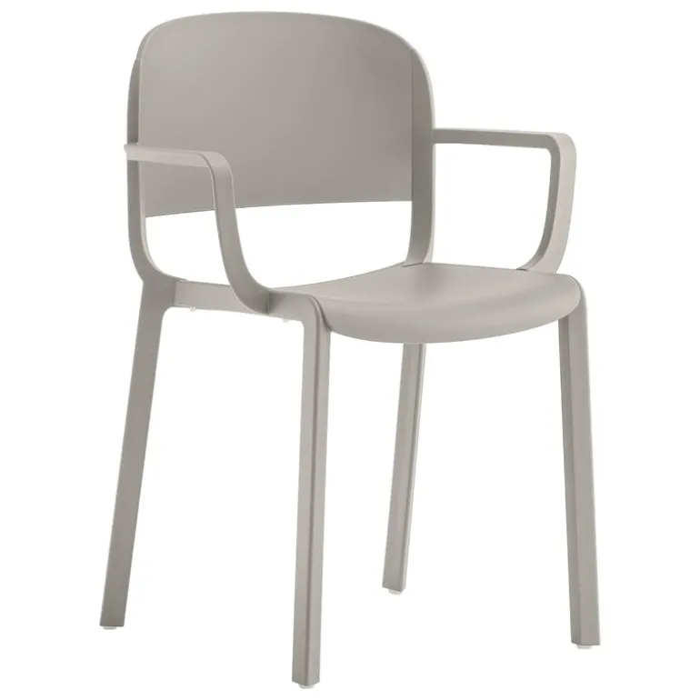 Pedrali Dome 265 armchair, grey beige