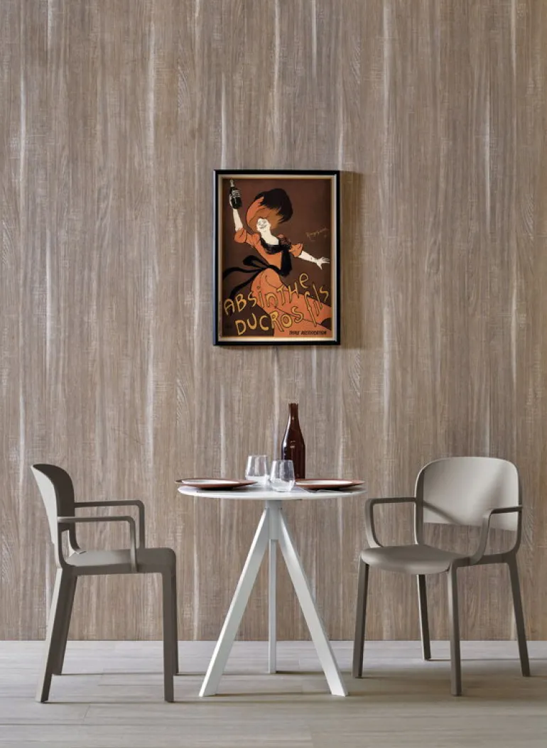 Pedrali Dome 265 armchair, grey beige