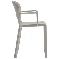 Pedrali Dome 265 armchair, grey beige