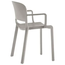 Pedrali Dome 265 armchair, grey beige