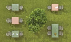 Pedrali Dome 260 chair, grey beige